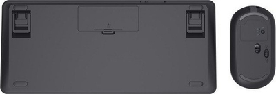 Set tastierë dhe maus Trust Lyra 24843, pa tela, Bluetooth, i zi