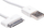 Kabllo Akyga USB A për APPLE 30-PIN, 1 m, e bardhë