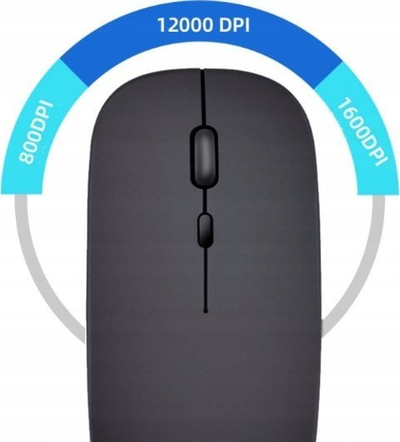 Mi kompjuteri Trusty 4D Slimfit, wireless, optik 8001600 DPI, ngjyrë gold