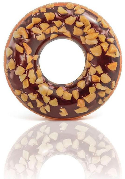 Gomë rrethore për not Intex donut chocolate 114 cm
