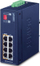 Injektor PoE industrial Planet IPOE-470, 4 porta Gigabit, 95W për port, blu