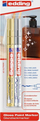 Set markerësh bojë Edding 751 Gloss, majë e rrumbullakët 1-2 mm, ari dhe argjend