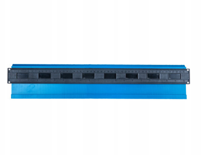 Matës forme Geko Template, 51cm, plastikë, blu e zezë