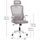 Karrige zyre BLAZER HM1205.02, mesh ergonomike, me mbështetëse koke, gri e bardhë