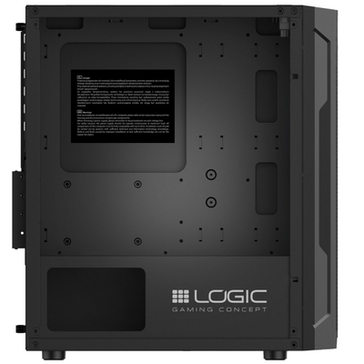 Kuti kompjuteri Logic Concept Aramis, Micro ATX, ARGB, e zezë