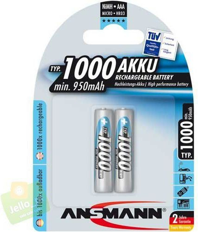 Bateri AAA / R03 Ansmann MaxE, 1.5V, 2 copë