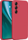 Maskë Etteri Silicone Case për Galaxy A35 5G, silikoni, e kuqe