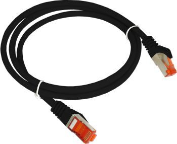 Kabllo rrjeti Alantec Patch Cord F/UTP Cat6, 3m, e zezë