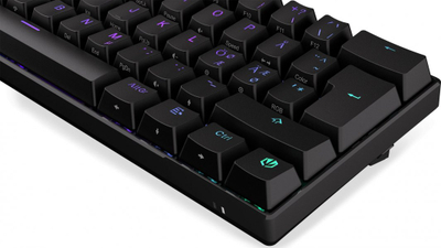 Tastierë mekanike Endorfy Thock Compact Wireless, 65%, RGB, e zezë