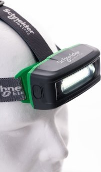 Fener për në kokë Schneider Electric IMT47239, LED, trup i fortë, i zi