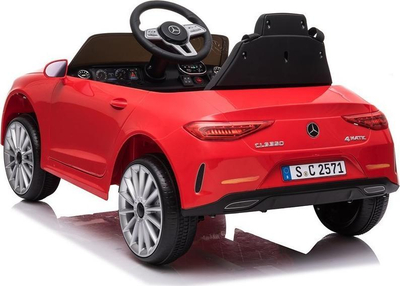 Makina elektrike lodër Mercedes CLS 350, 2 motorë, me telekomandë 2.4G, e kuqe