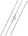 Zinxhir Brilio Silver Venezia 45 cm 2,41 g