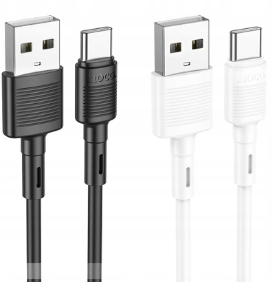 Kabllo USB Hoco X83, USB A me USB C, 3A, 1 m, e zezë