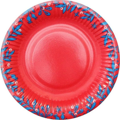 Pjata letre Godan Let It Snow, 18cm, set 6 copë, me figura dimërore