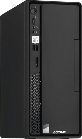 Kompjuter desktop Actina, Intel Core i5-14400, 8GB RAM, 1TB SSD, ngjyrë e zezë