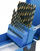 Set shpuese metali Schmith HSS PRO, 19 copë, diametër 1-10mm, blu