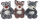 Плишани играчки Sun-Day Plush Animals, 25 cm, различни модели, шарени