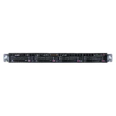 Shasi serverike Supermicro CSE-813MFTQC-350CB2, 1U, 4x 3.5" SAS SATA, 350W
