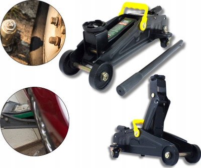 Ngitës hidraulik Trolley Rockforce, 2T, 135-320mm, i përforcuar me kuti