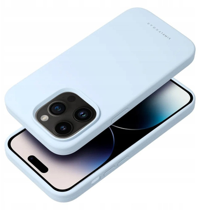 Kapak telefoni Roar Cloud Skin për iPhone 16e SE 4 2025, silikon, Light Blue