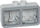 Kuti elektrike Legrand Plexo ISO20, 2 module horizontale, IP55, gri