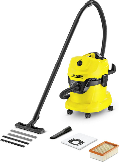 Fshesë me korrent Karcher WD 4 (1.348-111.0), e verdhë