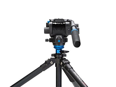 Kokë video Benro S6, mban gjer në 6 kg, fije 3/8", ngjyrë e zezë