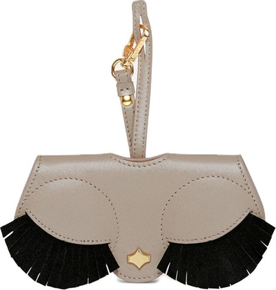 Etui për syze Any Di Flirty Lashes SP101602FL, PU leather, bezhë me të zezë
