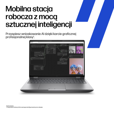 Laptop HP ZBook Fury G1i 16, Intel Core Ultra 7 255HX, 16GB RAM, 512GB SSD, RTX Pro 1000