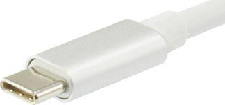 HUB Level one me 4 porte USB 3.0, i argjendtë 