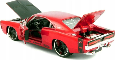 Maket makine Maisto Design Classic Muscle 1969 Dodge Charger R/T, shkalla 1:24, metal, i kuq