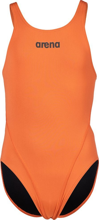 Kostum noti për goca Arena Team Swim Tech 128, 1 pjesë, poliester, portokalli