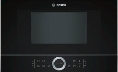 Furrë me mikrovalë Bosch BFR634GB1, e zezë