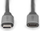 Kabllo USB Digitus USB C në USB C DB-300230-010-S, 1 m, 60 W, i zi