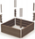 Bordurë kopshti Woody Garden Border Base, 75 x 75 x 25 cm, plastikë, ngjyrë tullë rustike
