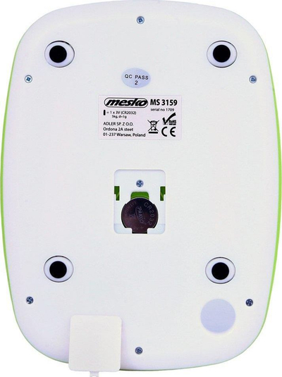 Peshore kuzhine Mesko MS3159G, e gjelbër