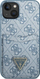 Mbulesë telefoni Guess GUHCP13SP4TPB për iPhone 13 mini 5.4", xhep për kartela, blu