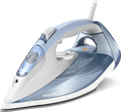 Hekur me avull Philips Azur 7000 DST7011/20, pllakë SteamGlide Plus, 2800W, blu