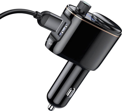 Transmetues makine Baseus, Bluetooth FM, 2x USB, i zi