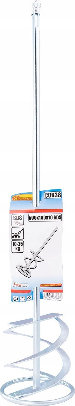 Mikser llaçi Richmann C0639, SDS Plus, 600x120 mm, metal