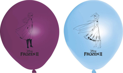Декоративни балони Frozen 2, 30cm, сет 8 парчиња, многубојни