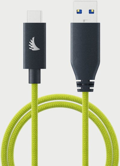 Кабел USB Angelbird USB A во USB C 3.2, 32 cm, црн