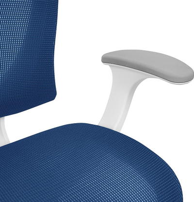 Karrige për kalamaj Spacetronik SPC-XD02N, ergonomike, me rrota, blu me të bardhë