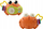 Играчка проектор за бебиња Crab Camera Rattle, со звуци, на батерии, портокалова
