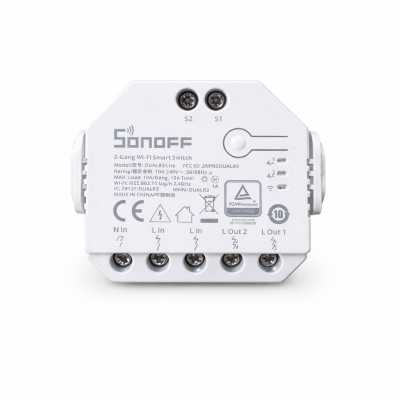 SONOFF DUALR3 Lite – Modul Smart WiFi 2 Kanale për Motor &amp; Ndriçim
