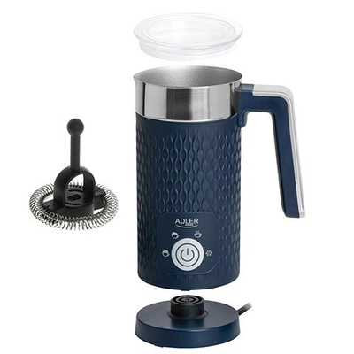 Shkumëzues qumështi Adler AD 4494, 300 ml, i kaltër