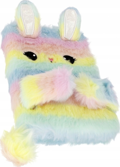 Fletore STARPAK Plus Plush Lepurush, A5, me vija, pastel