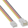 Kabllo zgjatues për ventilator InLine, 3 pin Molex, 2m, e bardhë