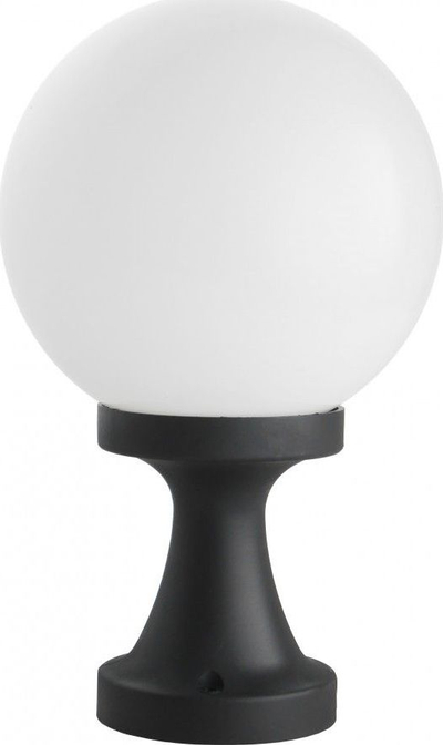Llambë kopshti SU-MA Kule Classic II K 4011/1/KF, glob 20 cm, E27 60W, e bardhë me të zezë