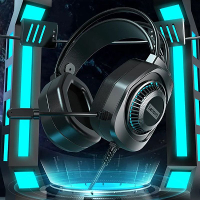 Kufje gaming Lenovo G81A, USB, 3.5mm, të zeza